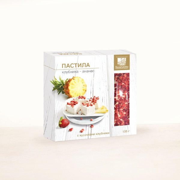 №2 Пастила 135г клубника-ананас  в Серове
