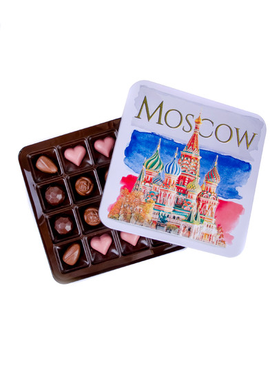  TM LORD Конфеты шоколадны MOSCOW(металлическая коробка)195г) в Серове