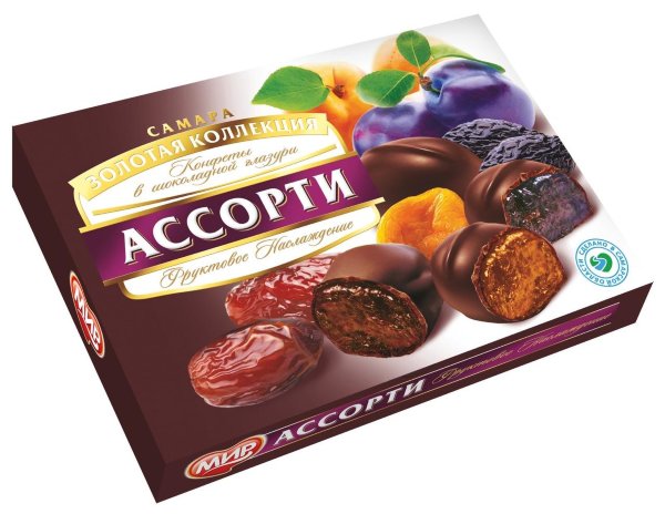 №2 КФ МИР Фруктовое наслаждение (набор шоколадных конфет) 170г в Серове