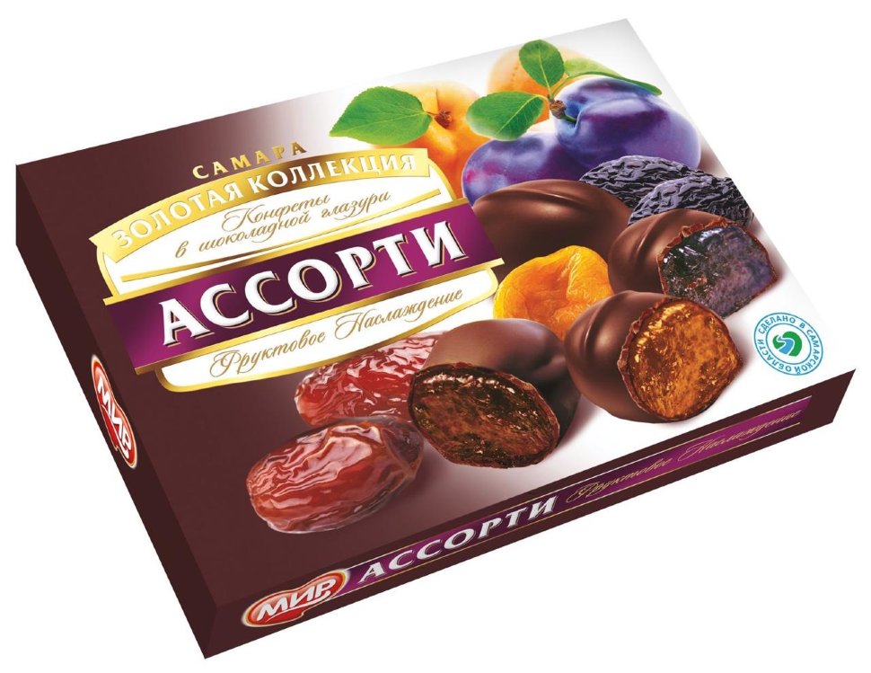  КФ МИР Фруктовое наслаждение (набор шоколадных конфет) 170г в Серове
