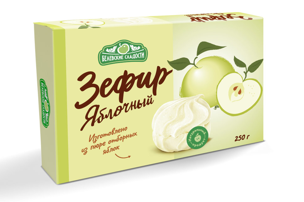 Зефир белевский "Яблочный" 250г в Серове